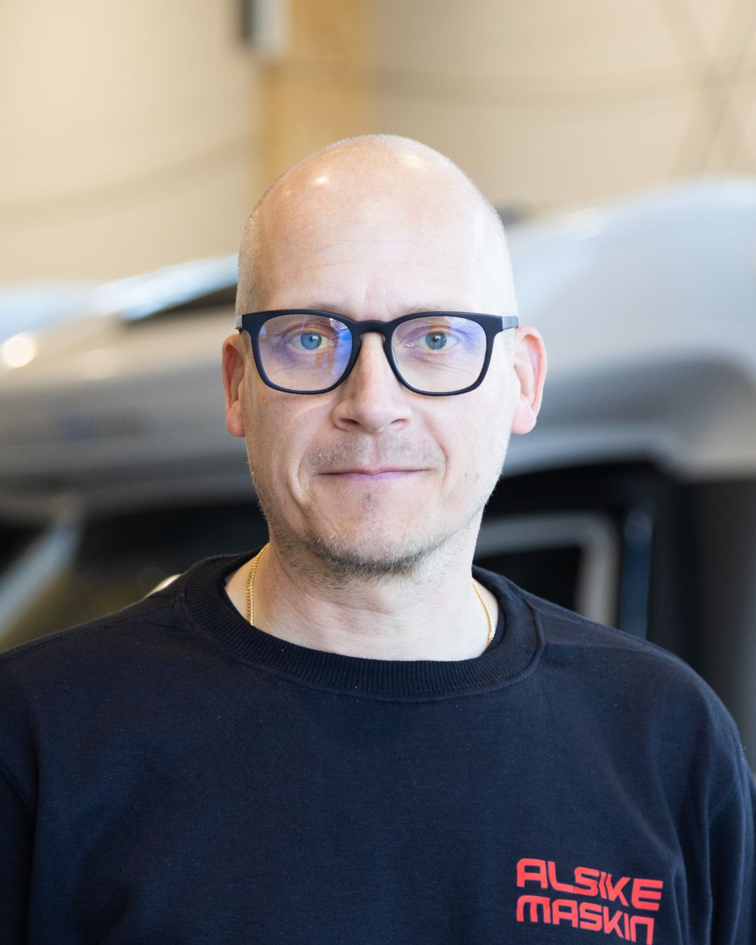 Porträttbild av medarbetare på Alsike Maskin